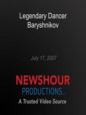 cover image of Legendary Dancer Baryshnikov